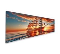 islandburner Prime Immagine su tela vela tramonto mare avventura orizzonti immagini murali poster