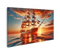 islandburner Prime Immagine su tela vela tramonto mare avventura orizzonti immagini murali poster