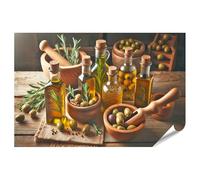 islandburner Prime Picture Poster Olio d'oliva e Freschezza Craeuter In Cucina Immagini Premium Stampa fotografica