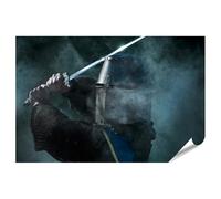 islandburner Prime - Poster con immagine di cavaliere, combattimento della spada nella tenda della nebbia