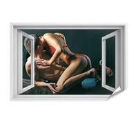 islandburner Prime Poster romantico dietro le finestre Immagini Premium Stampa fotografica