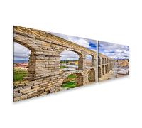 islandburner Prime Quadro su tela Acquedotto romano in pittoresco paesaggio con cielo blu immagini murali poster