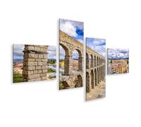 islandburner Prime Quadro su tela Acquedotto romano in pittoresco paesaggio con cielo blu immagini murali poster