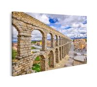 islandburner Prime Quadro su tela Acquedotto romano in pittoresco paesaggio con cielo blu immagini murali poster