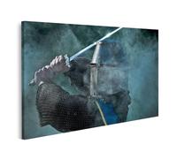 islandburner Prime Quadro su tela Cavaliere Combattimento della spada nella tenda della nebbia Immagini Poster