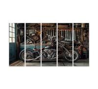 islandburner Prime Quadro su tela moto officina nostalgia immagini murali poster