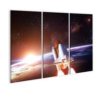 islandburner Prime Quadro su tela navicella spaziale inizia in tutto l'alba pianeta terra? immagini murali poster