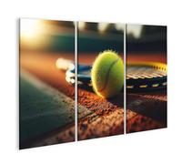 islandburner Prime Quadro su tela per appassionati di tennis e giocatori in piazza palla da tennis e racchetta messa a fuoco immagini murali poster