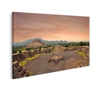 islandburner Prime Quadro su tela piramidi paesaggio al tramonto in antica città di rovine immagini murali poster