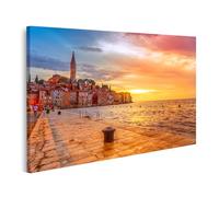 islandburner Prime Quadro su tela tramonto sul mare in una città pittoresca immagini murali poster