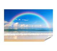 islandburner Prime XXL - Poster con immagine arcobaleno, oltre il mare, immagini di alta qualità