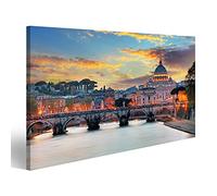 islandburner Quadro Moderno Roma Vaticano Stampa su Tela - Quadro x poltrone Salotto Cucina mobili Ufficio casa - Fotografica Formato XXL
