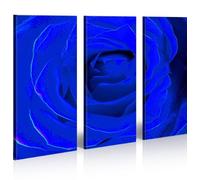 islandburner Quadro moderno Rose Pop Art Blue Flowers Stampa su tela - Quadro x poltrone salotto cucina mobili ufficio casa - fotografica formato XXL