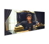 islandburner Quadro su Tela al Pacino Scarface Tony Montana Cult Gangster Film Hollywood Icona Immagini Poster