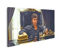 islandburner Quadro su tela Al Pacino Scarface Tony Montana Cult Gangster Film Hollywood Icona Immagini Poster