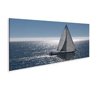 islandburner Quadro su tela Barca a vela su un mare calmo Quadri Stampe Immagini Murale Decorazione da parete
