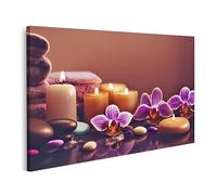 islandburner Quadro su tela Bellezza articoli Spa Tavolo Massaggio Pietre Oli Essenziali Salone del Sale JEKS Quadri Stampe Immagini Murale Decorazione da parete