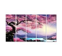 islandburner Quadro su tela Bellissimo paesaggio giapponese parco albero di ciliegio in fiore JCHF Quadri Stampe Immagini Murale Decorazione da parete