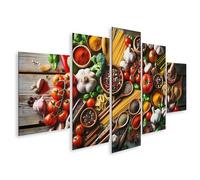 islandburner Quadro su tela Colorato Compilazione di ingredienti di cucina e spezie Immagine da cucina per la cucina Immagini murali Poster
