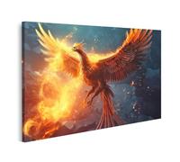 islandburner Quadro su tela Fenice che esce dalle ceneri e si allarga in fiamme