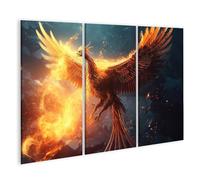 islandburner Quadro su tela Fenice che esce dalle ceneri e si allarga in fiamme