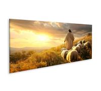 islandburner Quadro su tela Gesù in piedi tra pecore immagini murali poster