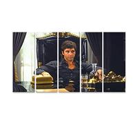 islandburner Quadro su tela Icona Pacino Scarface Tony Montana Cult Gangster Movie Holly Quadri Stampe per soggiorno ufficio