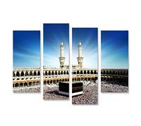 islandburner Quadro su tela Kaaba Mecca Arabia Saudita Quadri Stampe x soggiorno