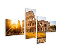 islandburner Quadro su tela Magnifico Colosseo alba Roma Italia Europa INBI Quadri Stampe Immagini Murale Decorazione da parete