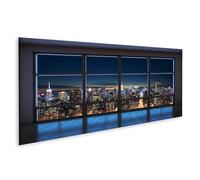 islandburner Quadro su tela Midtown New York City Manhattan Skyline edificio grattacielo finestra bella costosa Imm immagini murali poster