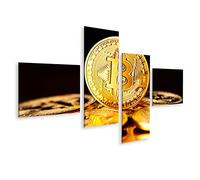 islandburner Quadro su tela Moneta Bitcoin Criptovaluta V2 Quadri Stampe Immagini Murale Decorazione da parete