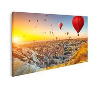 islandburner Quadro su tela Mongolfiere in volo sulla spettacolare Cappadocia Quadri Stampe x soggiorno