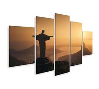 islandburner - Quadro su tela, motivo: Statua di Gesù Rio De Janeiro