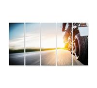 islandburner Quadro su tela moto giro al tramonto immagini murali poster