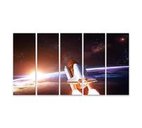 islandburner Quadro su tela navicella spaziale lancia in tutto l'alba pianeta terra? immagini murali poster