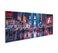 islandburner Quadro su tela New York Manhattan Times Square KI generato JCRR Quadri Stampe Immagini Murale Decorazione da parete