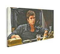 islandburner Quadro su tela Pacino Scarface Tony Montana cult gangster film Hollywood OG immagini murali poster