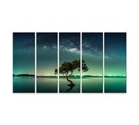 islandburner Quadro su Tela Paesaggio Con Via Lattea Galassia Cielo Notte Con Stelle Immagini Murali Poster