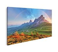 islandburner Quadro su tela Paesaggio Natura Montagne Alpi Arcobaleno Immagini Poster