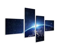 islandburner Quadro su tela Pianeta Terra dallo spazio nella notte Alcuni elementi di questo Quadri Stampe x soggiorno
