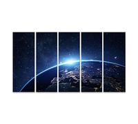 islandburner Quadro su tela Pianeta Terra dallo spazio nella notte Alcuni elementi di questo Quadri Stampe x soggiorno