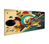 islandburner Quadro su tela Pittura astratta digitale ispirata a Wassily Kandinsky KI Digital a JAVH Quadri Stampe Immagini Murale Decorazione da parete