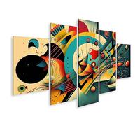 islandburner Quadro su tela Pittura astratta digitale ispirata a Wassily Kandinsky KI Digital a JAVH Quadri Stampe Immagini Murale Decorazione da parete