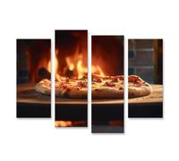 islandburner Quadro su Tela Pizza In Forno a Legna Immagini Incantato Murale Poster