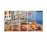 islandburner Quadro su Tela Pizza Vista Canale A Venezia Immagini Murali Poster