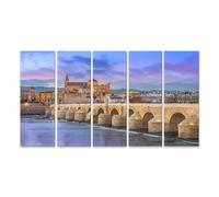 islandburner Quadro su tela Ponte romano e Mezquita al tramonto a Córdoba Immagini Murali Poster