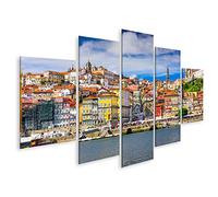 islandburner Quadro su Tela Porto Portogallo: Il Panorama della Città Vecchia dall'altra Parte del Fiume Douro Quadri Stampe x Soggiorno