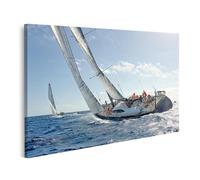 islandburner Quadro su tela Regata velica in mare aperto Immagini Poster da parete