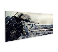 islandburner Quadro su tela soldato in uso Guarda il paesaggio delle rovine immagini murali poster
