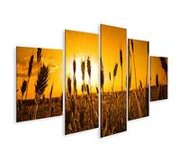 islandburner Quadro su Tela Sole Agricoltura Sfondo Pane Grano Colore Mais Alba spiga phantasi BAFV Quadri Stampe Immagini Murale Decorazione da Parete